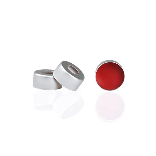 Крышки обжимные 11mm, алюминиевые с септой.